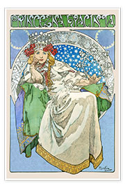 Plakat  Princess Hyacinth - Alfons Mucha