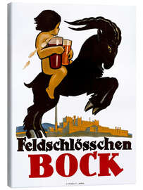 Obraz na płótnie  Feldschlösschen Bock - Vintage Advertising Collection