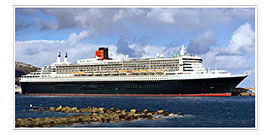 Plakat  Queen Mary 2 in the port of La Palma - MonarchC