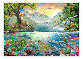 Plakat  Dolphin Utopia - Adrian Chesterman