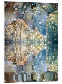 Obraz na szkle akrylowym  Dandelion dreamworld - Julia Delgado