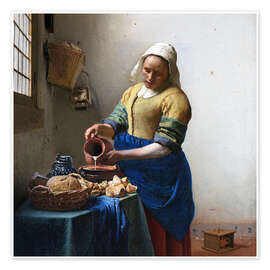 Plakat  Mleczarka - Jan Vermeer