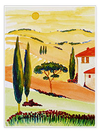 Plakat Tuscany Idyll 5
