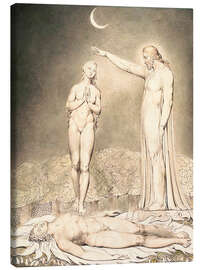 Obraz na płótnie  the creation of eve - William Blake