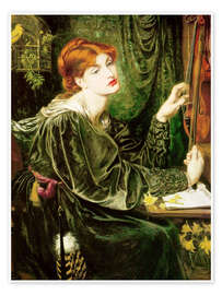 Plakat  Veronica Veronese - Dante Charles Gabriel Rossetti
