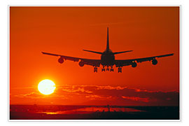 Plakat  Boeing 747 - David Nunuk