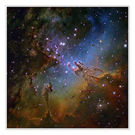 Plakat  Eagle Nebula, optical image - Robert Gendler