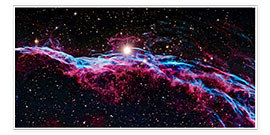 Plakat  Veil Nebula (IC 1340), optical image - Robert Gendler