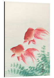 Obraz na aluminium  Two goldfish - Ohara Koson