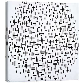 Obraz na płótnie  Composition with lines - Piet Mondriaan