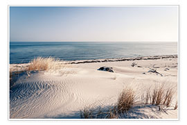 Plakat  Sand dunes and the ccean - Sascha Kilmer