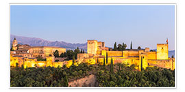 Plakat  Alhambra panorama - Matteo Colombo