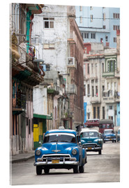 Obraz na szkle akrylowym  Taxis in Avenue Colon, Cuba - Lee Frost