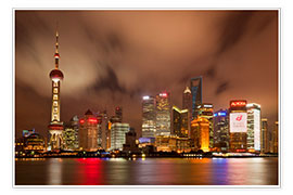 Plakat  Shanghai Skyline - Neale Clarke