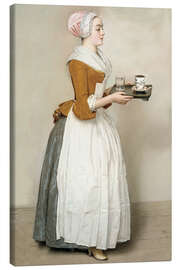 Obraz na płótnie  Dziewczyna z czekoladą - Jean Etienne Liotard