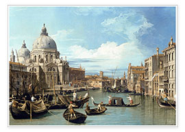 Plakat  Entrance to the Canal Venice - Bernardo Bellotto (Canaletto)