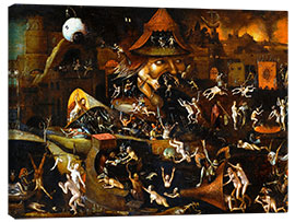 Obraz na płótnie  Wstrząsające piekło - Hieronymus Bosch