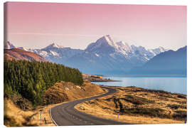 Obraz na płótnie  Road to Aoraki, New Zealand - Matteo Colombo