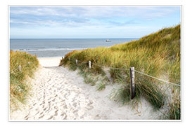 Plakat  North Sea beach - Hannes Cmarits