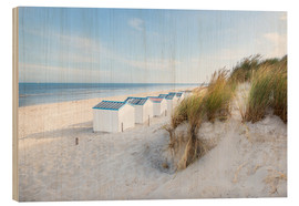 Obraz na drewnie  North Sea beach, De Koog - Hannes Cmarits