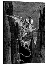 Obraz na aluminium  Divine Comedy, Inferno - Gustave Doré