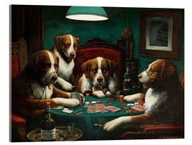 Obraz na szkle akrylowym  Poker - Cassius Marcellus Coolidge