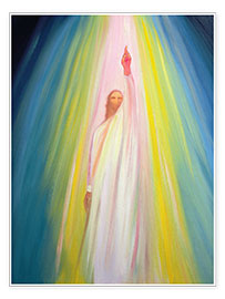 Plakat  Jesus Christ shows us the way to God the Father, 1995 - Elizabeth Wang
