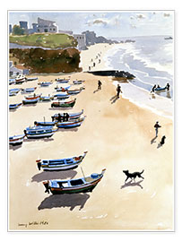 Plakat  Boats on the Beach - Lucy Willis