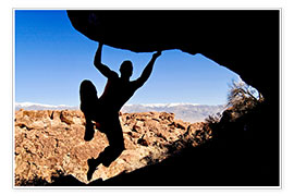 Plakat  Silhouette of a Rock Climber - Josh McCulloch