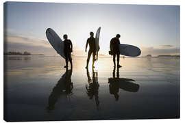 Obraz na płótnie  Surfer at the beach - Deddeda