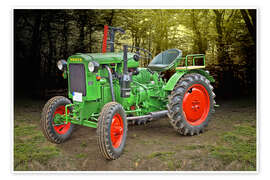 Plakat  Deutz tractor Oldtimer - Peter Roder