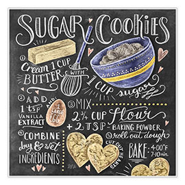Plakat  sugar cookies (Variant 1) - Lily &amp; Val