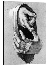 Obraz na aluminium  Study of hands - Albrecht Dürer