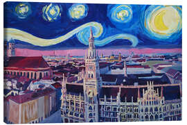 Obraz na płótnie  Starry Night in Munich - M. Bleichner