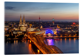 Obraz na szkle akrylowym  Cityscape Cologne Germany - Achim Thomae