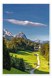 Plakat Bavarian landscape