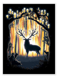 Plakat  The God of the forest - Barrett Biggers
