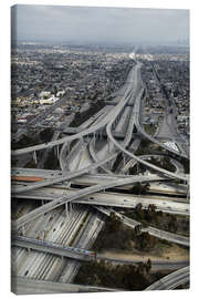 Obraz na płótnie  Highways in Los Angeles - David Wall