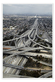 Plakat  Highways in Los Angeles - David Wall