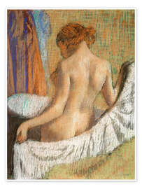 Plakat  After the Bath - Edgar Degas