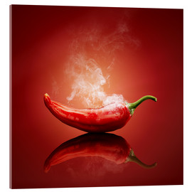 Obraz na szkle akrylowym  Smoking chilli - Johan Swanepoel