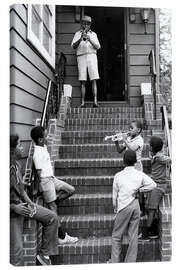 Obraz na płótnie  Louis Armstrong w Nowym Jorku