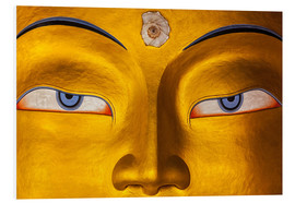 Obraz na PCV  Eyes of Maitreya Buddha face