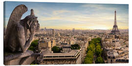 Obraz na płótnie  View over Paris from Notre Dame