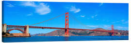 Obraz na płótnie  panoramic view of Golden Gate Bridge