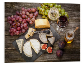 Obraz na PCV  Wine and Cheese still life