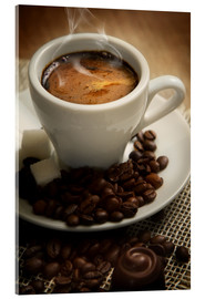 Obraz na szkle akrylowym  A small cup of espresso