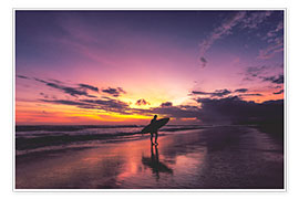 Plakat  Bali Sunset Surfing - Christian Seidenberg