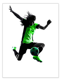 Plakat  soccer player