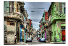 Obraz na aluminium  In the streets of Havana - HADYPHOTO
